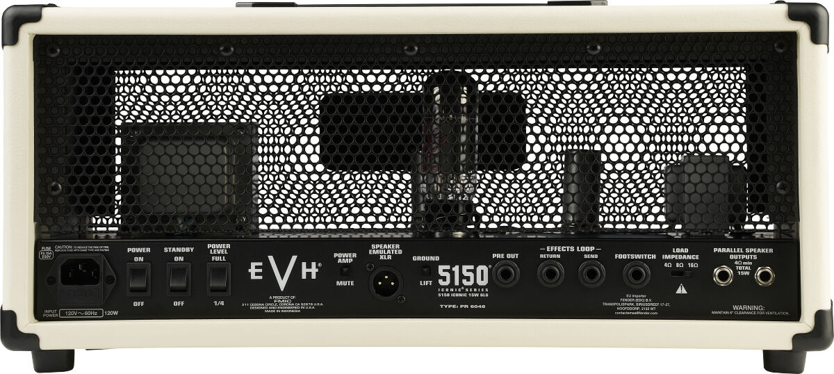 EVH 5150 Iconic Series 15W 6L6 Head Ivory