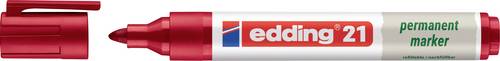 Edding edding 21 permanent marker EcoLine 4-21002 Permanentmarker Rot wasserfest: Ja