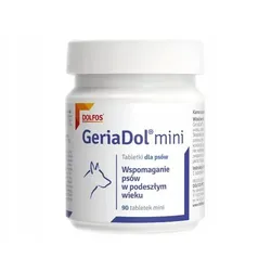 DOLFOS GeriaDol Mini 90 Tabletten Unterstützung für ältere Hunde