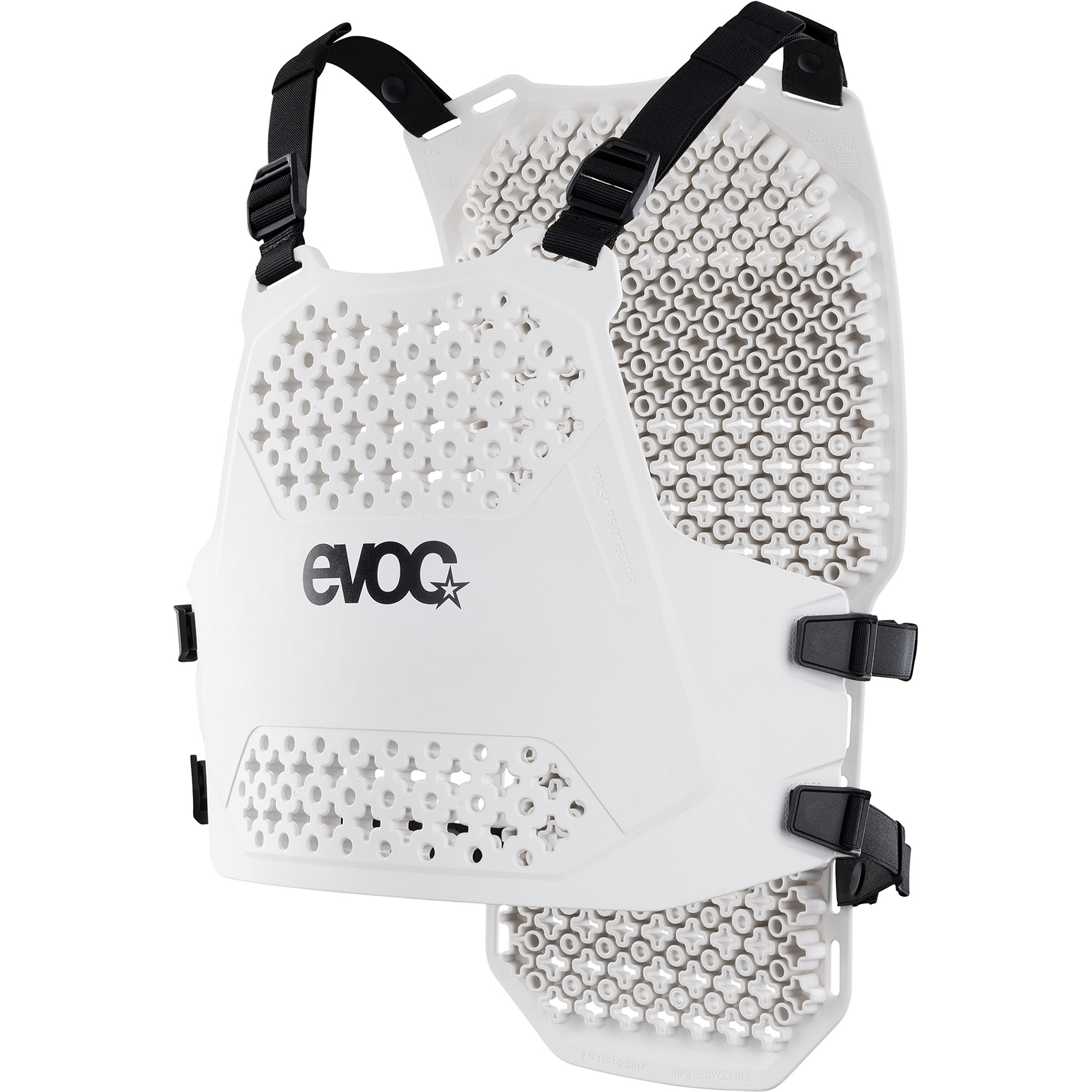 Evoc Torso Protektor Fahrradprotektoren weiss Größe XS Mountainbike Widerstandsfähig