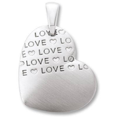 Kettenanhänger ONE ELEMENT "Herz Herz Anhänger aus 925 Silber", silber, Schmuckanhänger, Damen, Silber 925 (Sterlingsilber), Kettenanhänger, Herz mit Bedeutung – eine feine Geschenkidee für viele Anlässe
