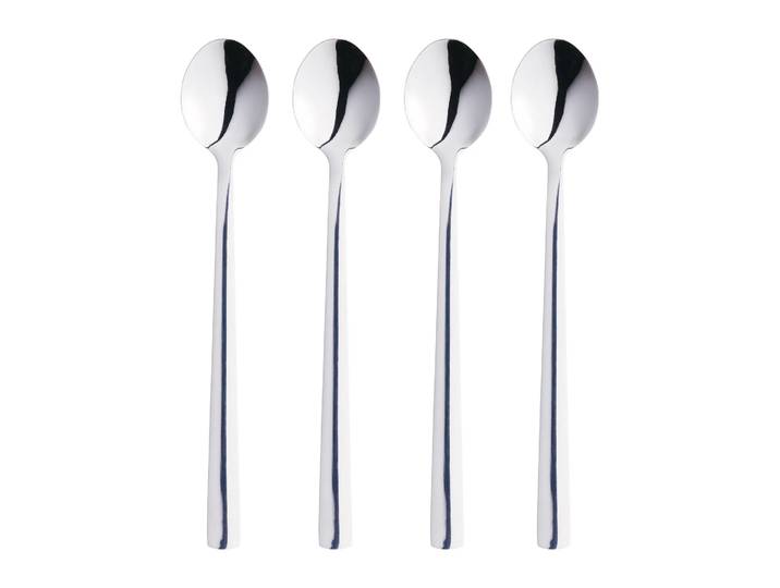 Aida Cuillère à latte Raw Lot de 4 Acier inoxydable poli brillant