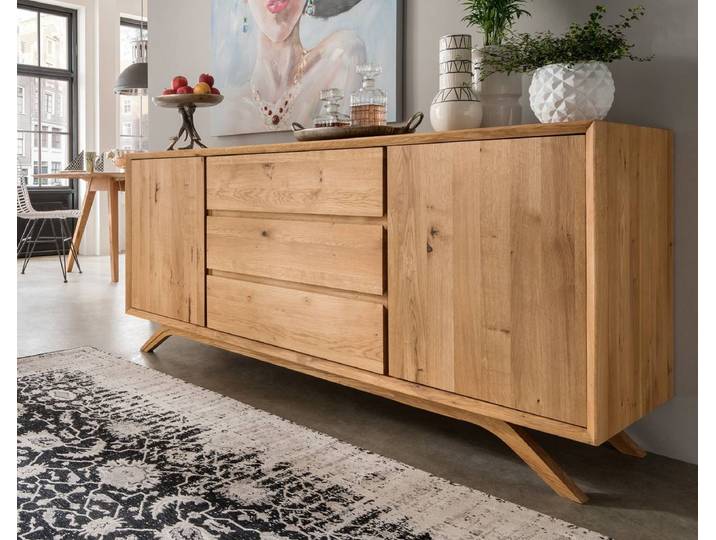 Sideboard Vegas in Wildeiche massiv – Montierte Lieferung – 3%-Vorkasse-Rabatt