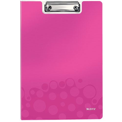 Leitz Klemmbrett-Mappe WOW, DIN A4, Polyfoam, pink-metallic