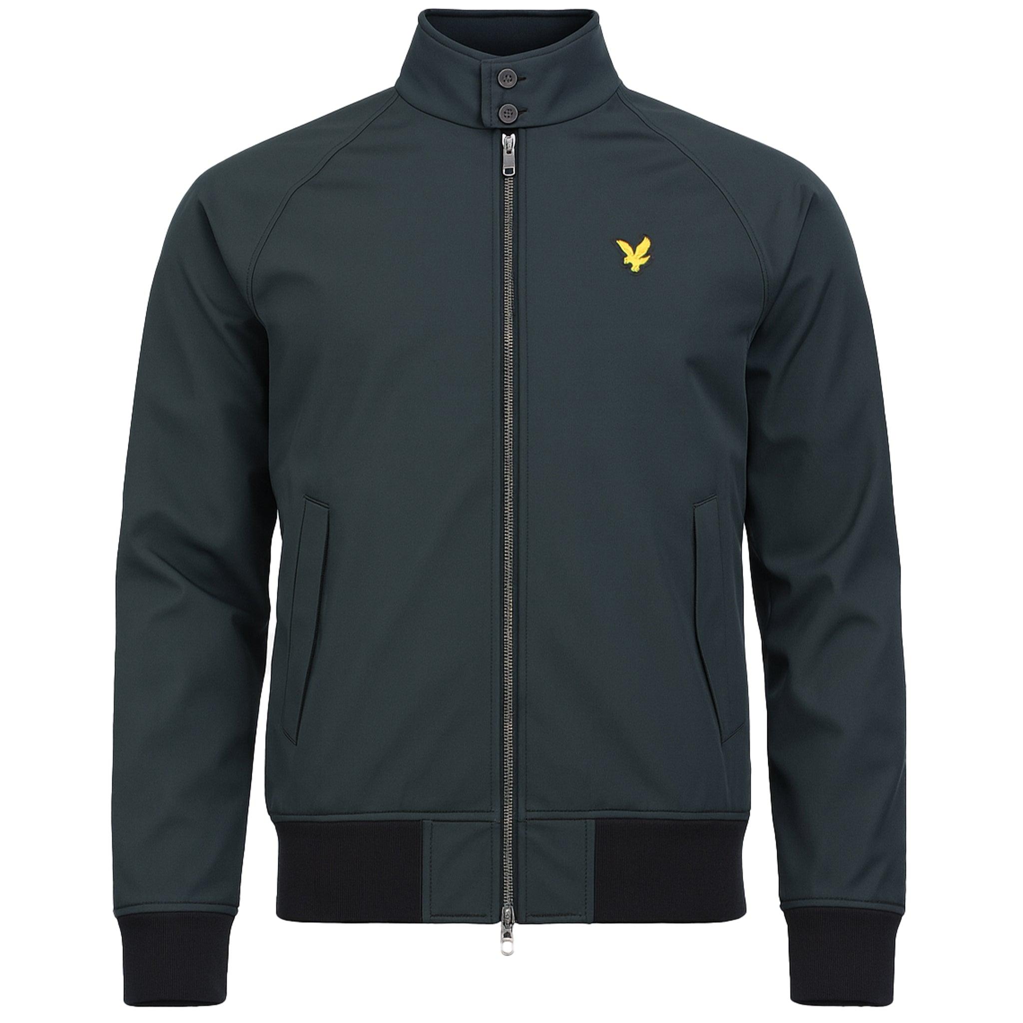 Lyle & Scott Softshell-Harringtonjacke für Herren - Schwarz