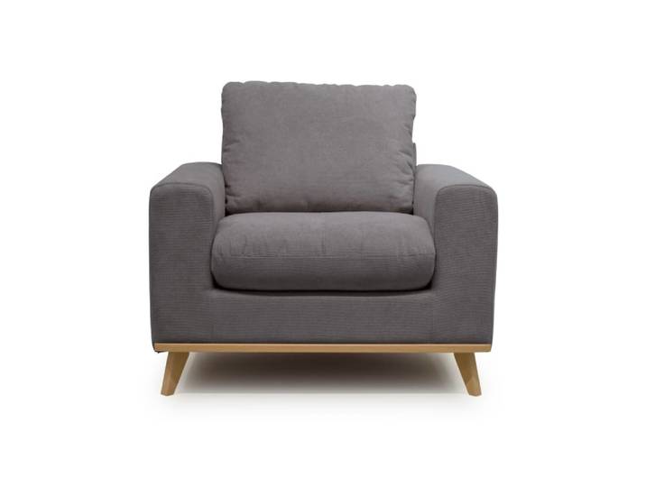 Fauteuil gris moyen