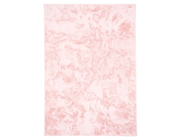 Tapis en fausse fourrure rose 160x230 cm