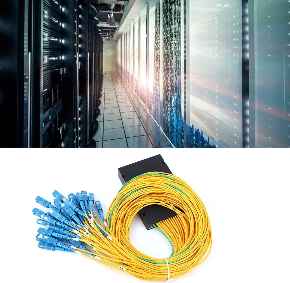 Cocosity Glasvezel splitter met SC/UPC connector, single-mode PLC optische splitter
