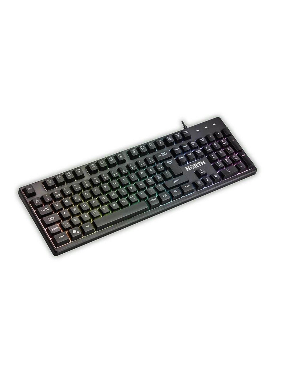 NORTH Gaming Keyboard K100 RGB - Gaming Tastatur - Blau