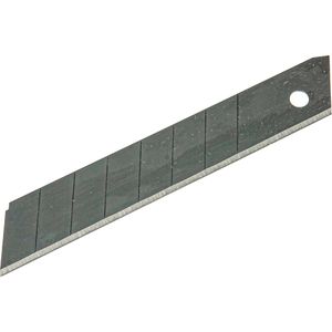 Böttcher-AG Cuttermesser-Klingen Black, Abbrechklinge, 18mm aus Stahl, 10 Stück