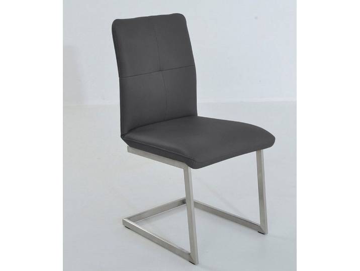 K+W Komfort & Wohnen Freischwinger 6511, Freischwinger mit Hochkantrohr und praktischem Metallgriff am Rücken