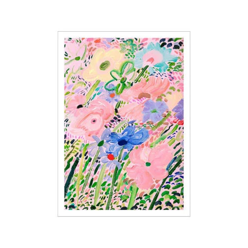 Poster & Frame Summer Meadow illustratie door The Poster Club x Katy Smail, 30 x 40 cm