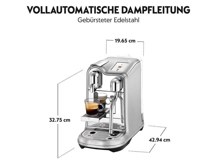 Kaffeemaschine Sage Creatista Silber Edelstahl - Kaffeemaschine
