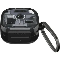 Spigen Ultra Hybrid Zero One Galaxy Buds 4 / Buds 4 Pro (Ladecase Hülle), Kopfhörertasche + Schutzhülle, Schwarz