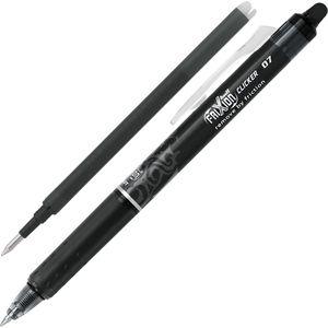 Pilot Tintenroller Frixion Ball Clicker 0.7 12+12, Bonuspack, 0.35mm, Schreibfarbe schwarz, 12 Stück