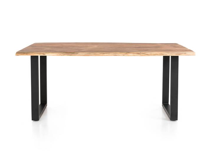 Esstisch, Massivholz Akazie, 220×110 cm, Klassisch & Skandinavisch