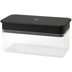 Rig-Tig by Stelton RIGTIG GRATEIT Reibe mit Behälter, Küchenreibe, Schwarz