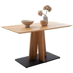 Esstisch Tisch Esszimmer aus Wildeiche Massivholz 76 cm hoch