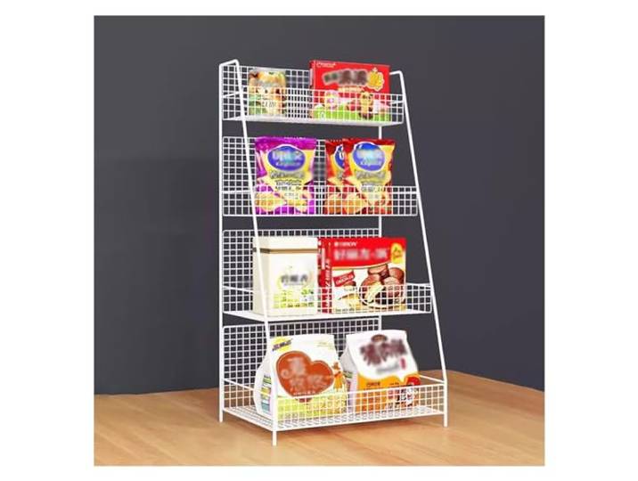 Snack-Organizer, Snack-Organizer for die Arbeitsplatte, Einzelhandels-Display-Rack(White,30x20x52cm)