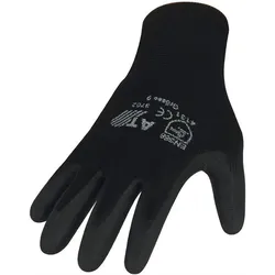 ASATEX Handschuhe schwarz Nylon Gr. 8 - 3702/8