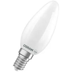OSRAM E14 LED kerzenförmiges Leuchtmittel Superstar Classic B 25  matt dimmbar 1.8W wie 25W warmweißes blendfreies Licht