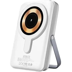 Urban Factory WIFI MAGNEE POWERBANK 10.000MAH WHITE (10000 mAh, 15 W, 37 Wh), Powerbank, Weiss