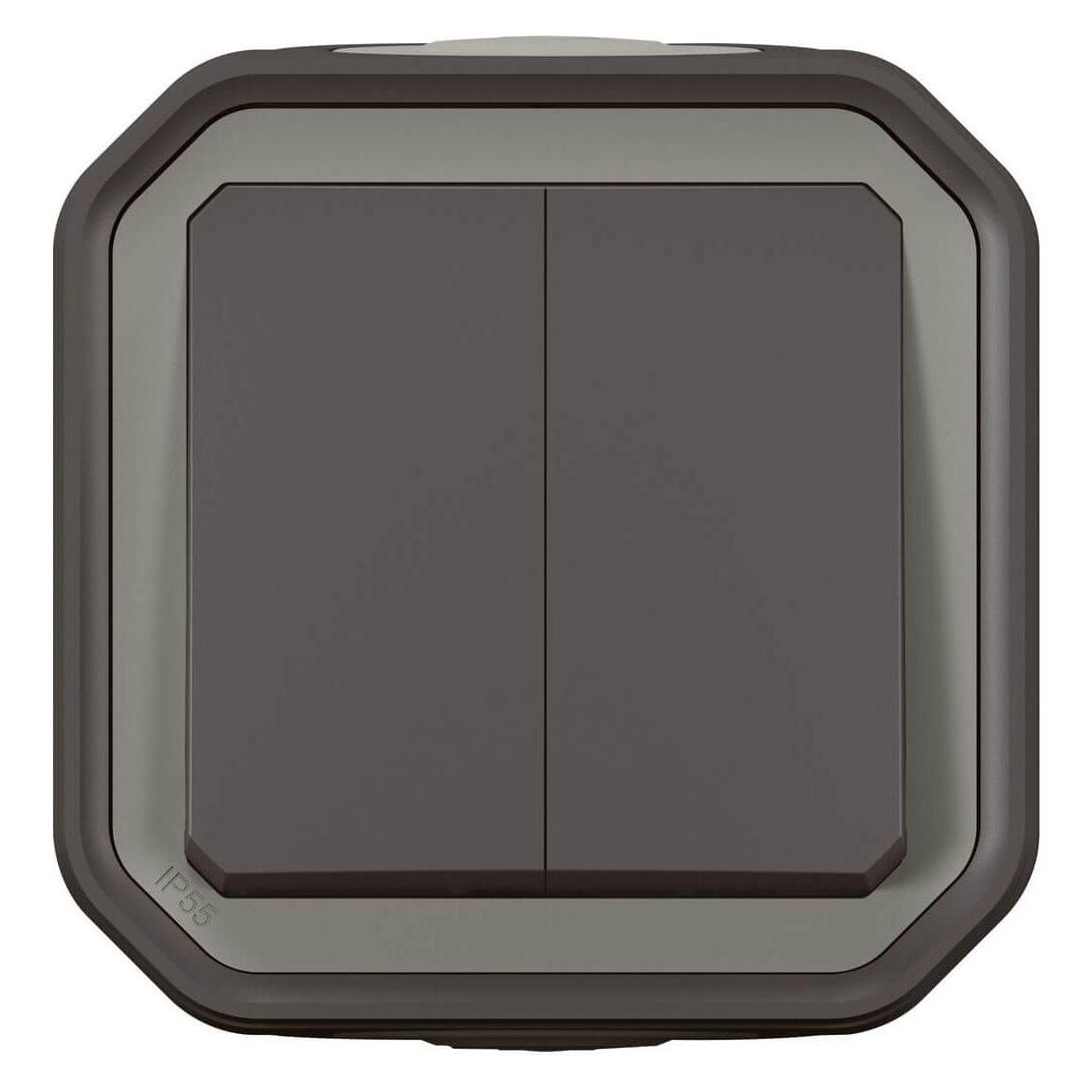 Legrand Plexo New Feuchtraum-Aufputz-3 in 1-Schalter (069775L)