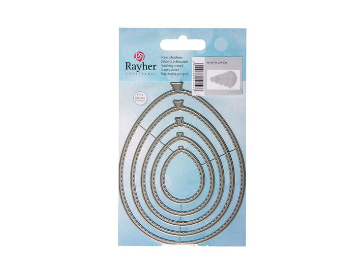 Rayher Stanzschablonen-Set Nesting Balloons 5 Stück