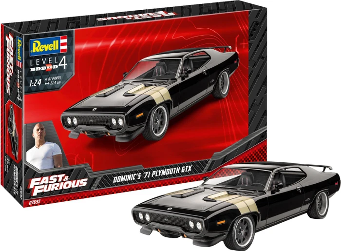 Revell Model Set Fast & Furious - Dominics 1971 Plymouth GTX (Maßstab: 1:24)