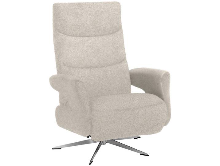 Welnova Relaxsessel, Beige, Metall, 75x106x89 cm, erweiterbar (Typenauswahl), Stoffauswahl, Lederauswahl, Wohnzimmer, Sessel, Relaxsessel