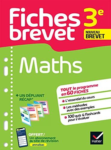 Bernard Demeillers - Maths, 3e : nouveau brevet - Preis vom 13.10.2026 11:25:28 h
