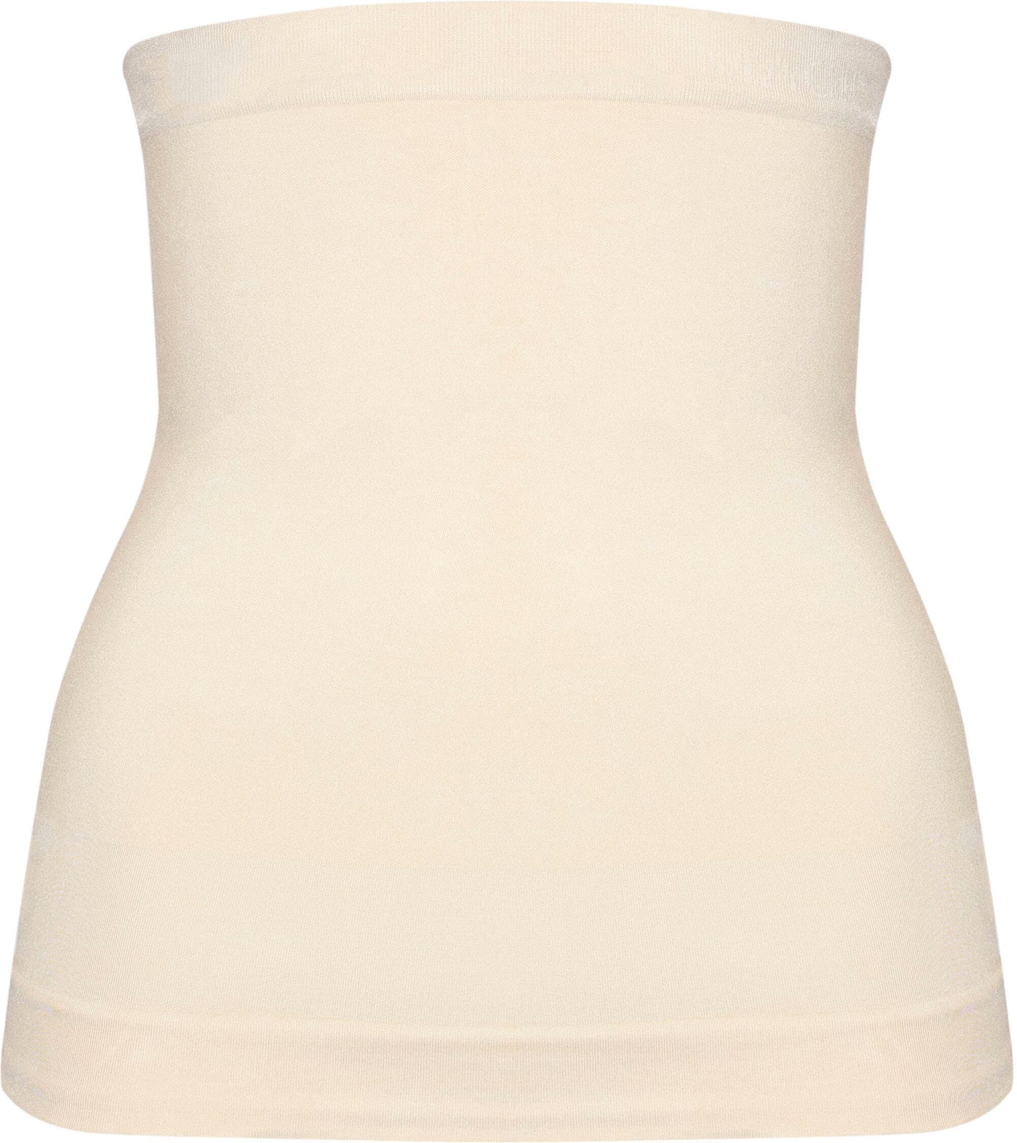 Corsage MAGIC BODYFASHION "Waistnipper", Damen, Gr. M, N-Gr, braun (latte), Web, Obermaterial: 89% Polyamid, 11% Elasthan, unifarben, eng, ohne Ausschnitt, Korsagen Corsage, Silikonabschlüsse oben und unten verhindern ein Einrollen, Topseller