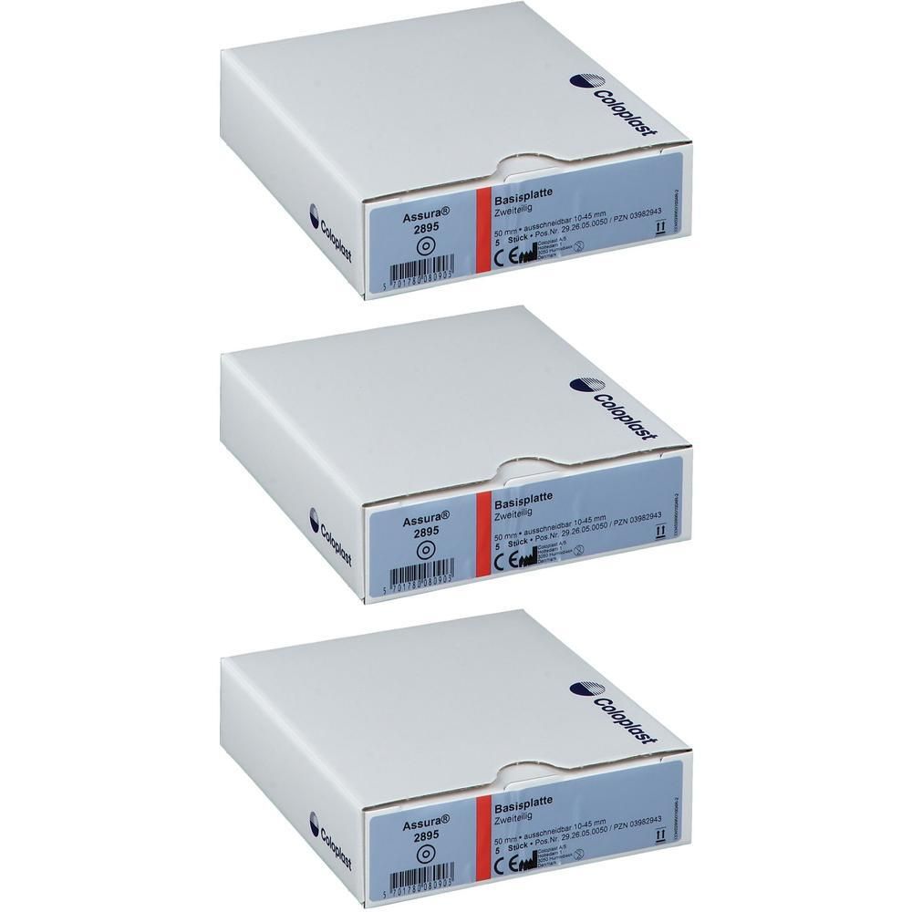 Assura Basisp.RR50 10-45mm x3 3x5 St Basisplatte