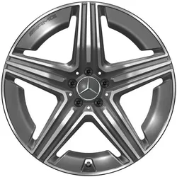 Mercedes-AMG GLE 167 21 Zoll Leichtmetallfelge tantalgrau glanzgedreht Hinterach