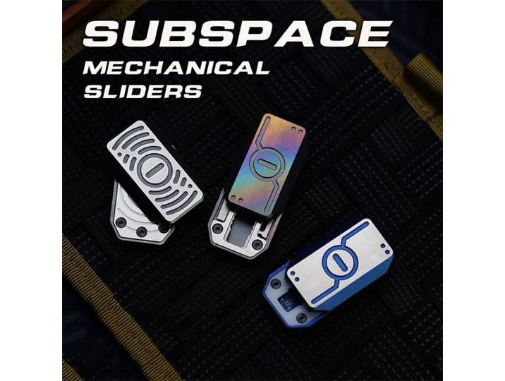 Sous-espace mécanique Fidget Slider Fidget Spinner EDC jouets Anti-Stress main Spinner tdah soulagement de l'anxiété jouets sensoriels