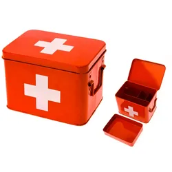 present time Medizin Box M CROSS - B/H ca. 15.50x16.00