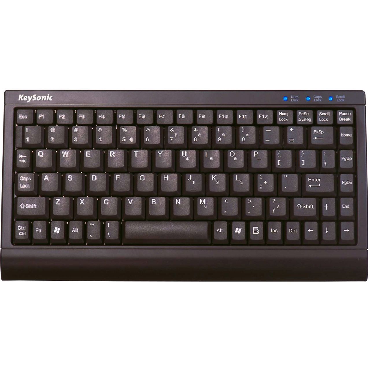 KeySonic ACK-595C+ PS/2 & USB Englisch schwarz (kabelgebunden)