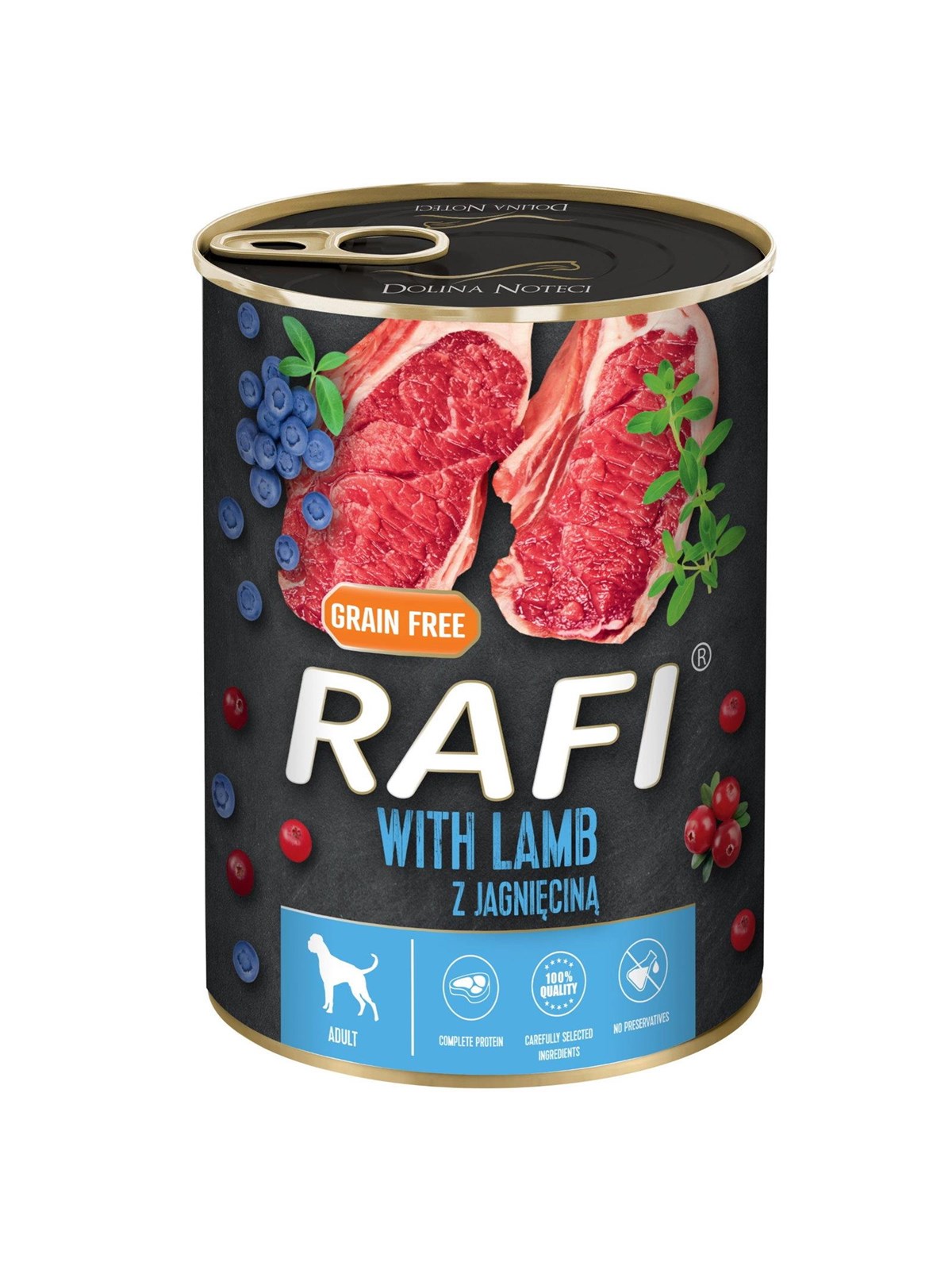 RAFI Lamm, Blaubeeren & Cranberries 400g. Adult (EU)