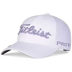 Titleist Tour Performance Ballmarker DamenCap weiss/lila