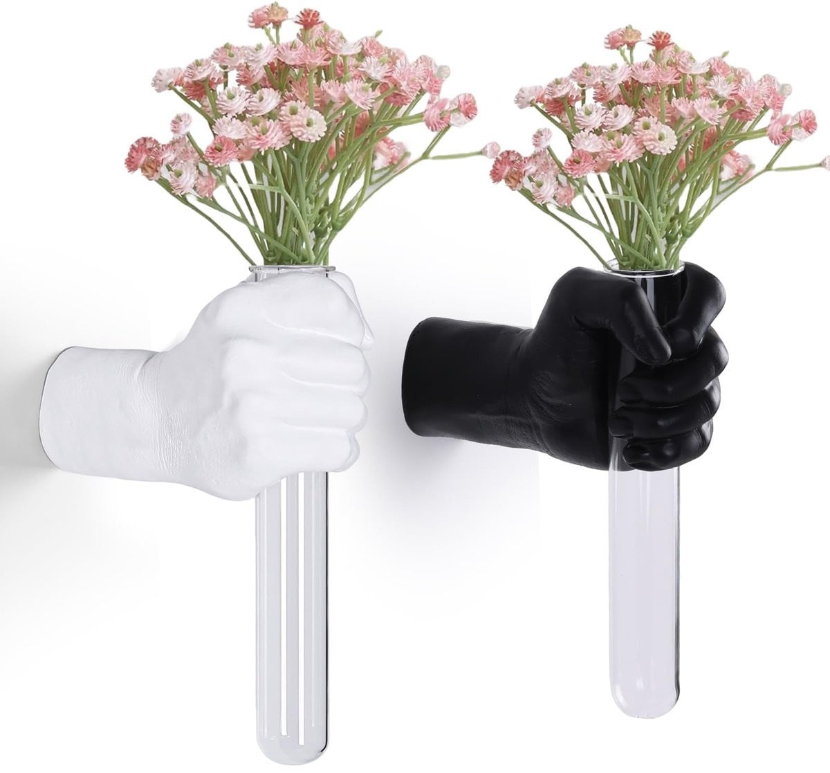 Wandsculpturen met handvaas voor unieke decoratie
