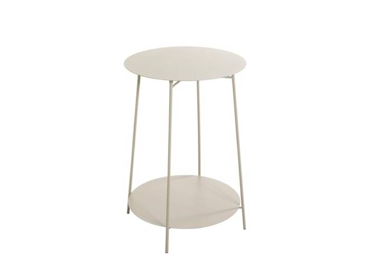 HAKU Table d'appoint Ronde en métal Gris Cachemire - Petite Table Basse Ronde - Dimensions : H 60 x Ø 45 cm Style : Moderne
