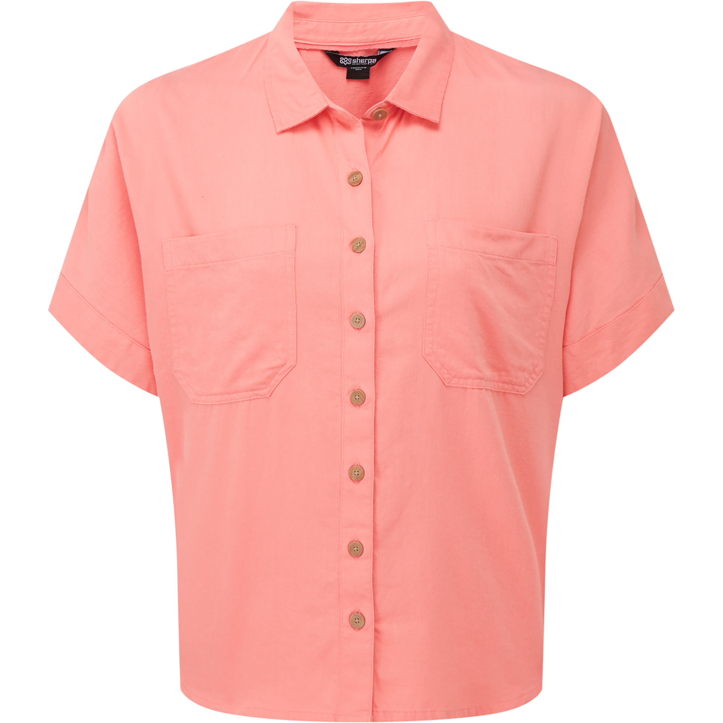 Sherpa Adventure Gear Palmo Damen Blusen orange Größe L Lifestyle Schnell trocknend Lyocell (Tencel)