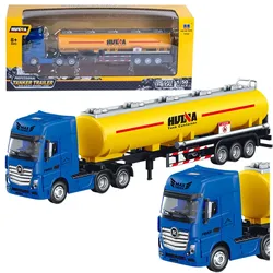 Bewegliche Elemente eines Tankwagens aus Metall, Gelb, 1:50