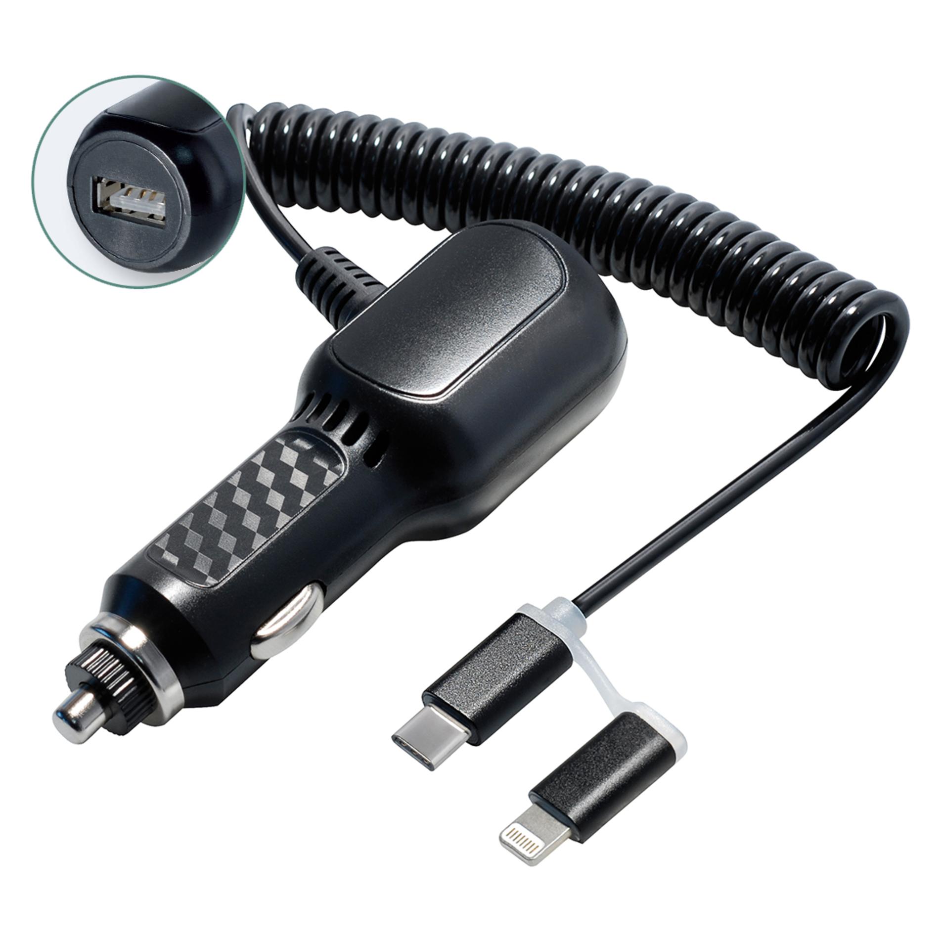 Maxtrack USB Kfz-Ladegerät (WI 12)