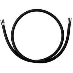 Novaservis Duschschlauch doppelverschluss Schwarz BLACK150.5