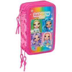 Rainbow, Etui, High Dreifaches Federmäppchen Shine 12,5 X 19,5 X 5,5 Cm