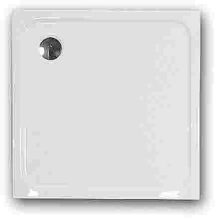 Caribia Floorline shower tray shower Floorline 80x80x3 incl. foot frame