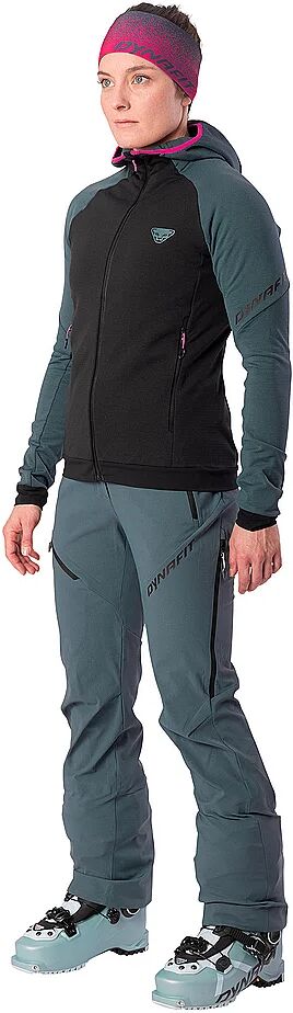 Dynafit Damen Touren Fleecejacke Radical PTC Hoodie schwarz   XS W