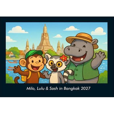 Milo, Lulu & Sash in Bangkok 2027 Fotokalender DIN A4