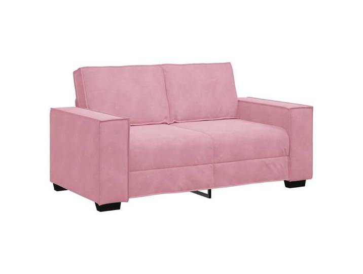（SOLDES D'été）CANAPÉ FIXE Rose - SHIELD - Canapé Double - Sofa pour 2 personnes - Rose 160x78x84cm Velours 1995206